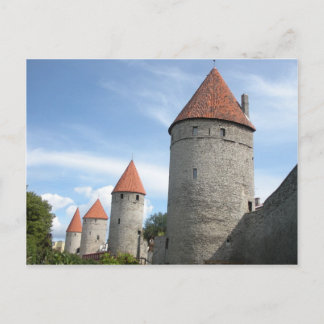 Medieval Turret of Towers in Tallinn, Estland Briefkaart