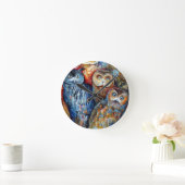 Medieval uil ronde klok (Huis)