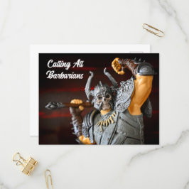 Medieval Uitnodiging Briefkaart