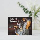 Medieval Uitnodiging Briefkaart (Staand voorkant)