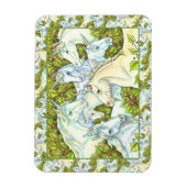 MEDIEVAL UNICORN HERD, HORSES, STALLION Fantasy Magneet (Verticaal)