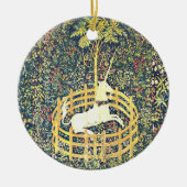 Medieval Unicorn Tapestry - Ornament (Voorkant)