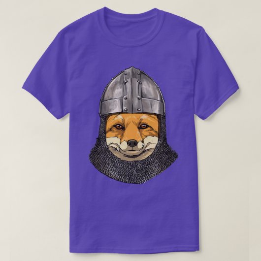 Medieval van Knight Warrior van Forest Lover T-shirt (Design voorkant)
