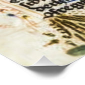 Medieval verlicht Poster Manuscript (Hoek)