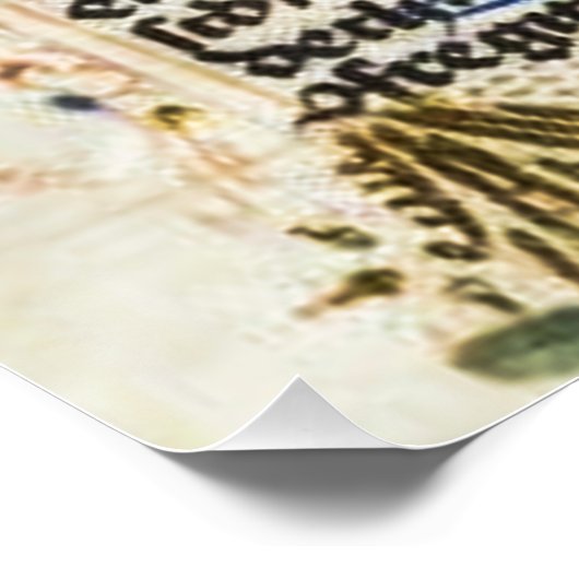 Medieval verlicht Poster Manuscript (Hoek)