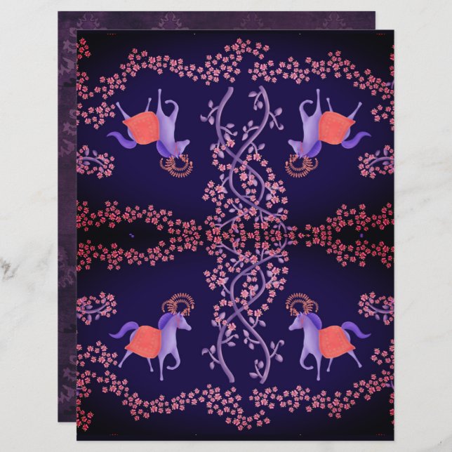 Medieval Vibes Horses (Voorkant / Achterkant)