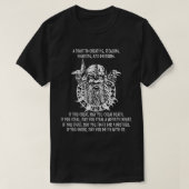 Medieval Viking Mythology - Norse God Odin - Noord T-shirt (Design voorkant)