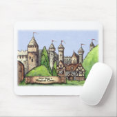 Medieval Village Painting Muismat (Met muis)