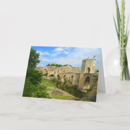 Medieval Village Spain Card Kaart