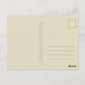 Medieval Vision Golden Peace Symbol Briefkaart (Achterkant)