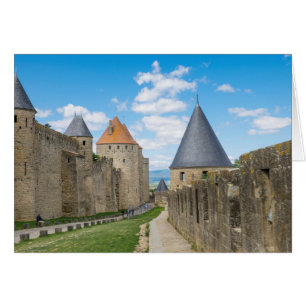 Medieval walls van Carcassonne