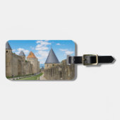 Medieval walls van Carcassonne Bagagelabel (Voorkant horizontaal)