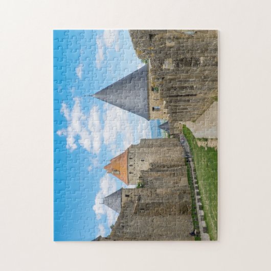 Medieval walls van Carcassonne Legpuzzel (Verticaal)