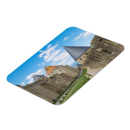 Medieval walls van Carcassonne Magneet (Linkerzijde)