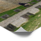 Medieval walls van Carcassonne Poster (Hoek)