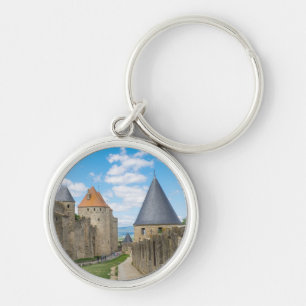 Medieval walls van Carcassonne Sleutelhanger