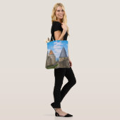 Medieval walls van Carcassonne Tote Bag (Op model)