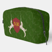 Medieval wapenmonogram toilettasje (Rechterhoek)