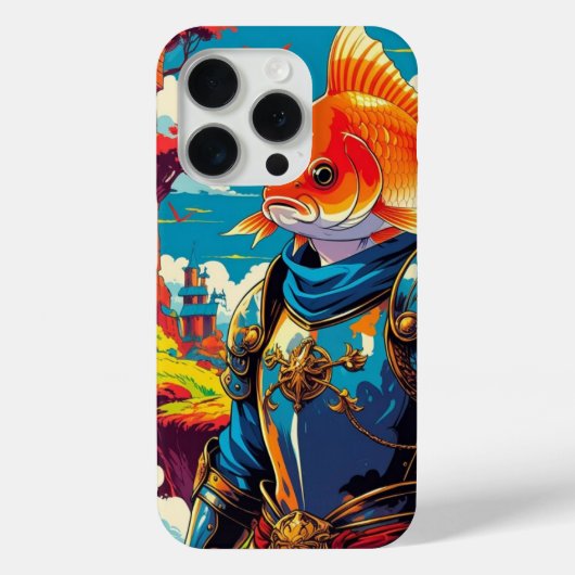"Medieval Warrior Fish – Fantasy Battle Art" Case-Mate iPhone Case (Achterkant)