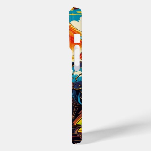 "Medieval Warrior Fish – Fantasy Battle Art" Case-Mate iPhone Case (Achterkant / Links)