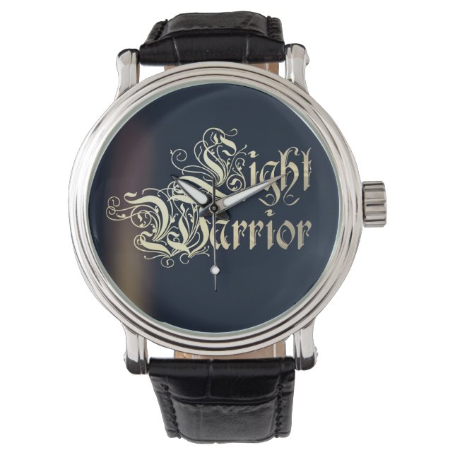 Medieval Warrior Mannen Horloge (Voorkant)