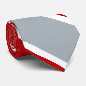 Medieval Warrior University Stripe Stropdas (Opgerold)