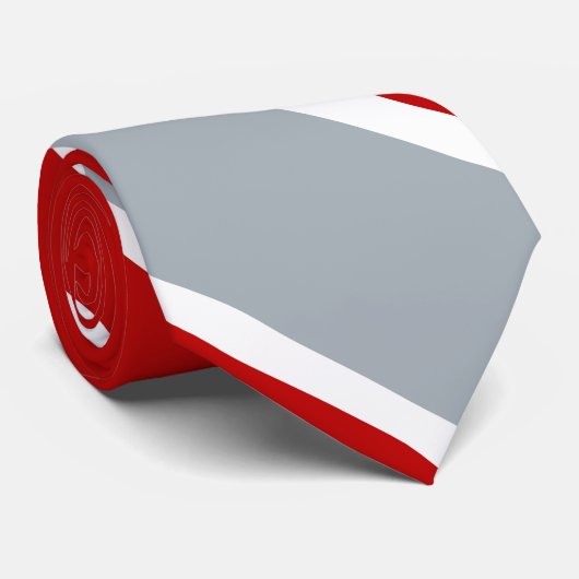 Medieval Warrior University Stripe Stropdas (Opgerold)