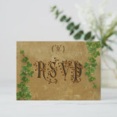 Medieval Wedding Invitation RSVP (Staand voorkant)