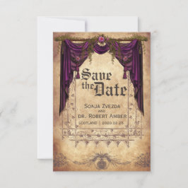 Medieval Wedding Save the Date uitnodiging