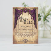 Medieval Wedding Save the Date uitnodiging (Staand voorkant)