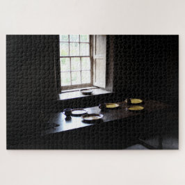 Medieval Window Kitchen Table BlackTones Legpuzzel