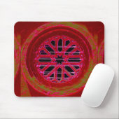 medieval window mandala mousepad muismat (Met muis)