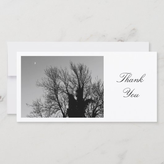 Medieval Winter middag - Dank u wel Bedankkaart (Voorkant)