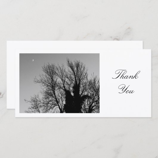 Medieval Winter middag - Dank u wel Bedankkaart (Voorkant / Achterkant)