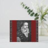 Medieval Woman Briefkaart (Staand voorkant)