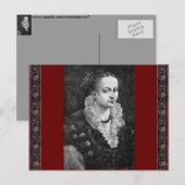Medieval Woman Briefkaart (Voorkant / Achterkant)