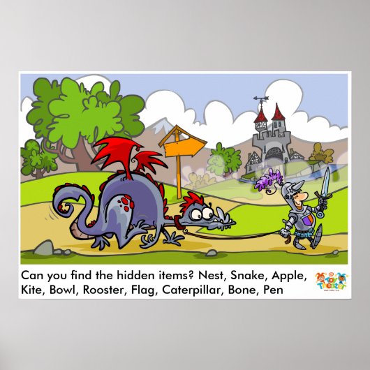 Medieval Word Poster zoeken (Voorkant)