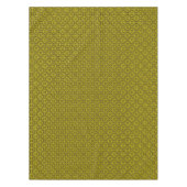 Medieval Yellow Black Lilies Romanesque Pattern Ta Tafelkleed (Voorkant)