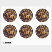 Medieval zegel van de Templar van de Knachten (Vel)