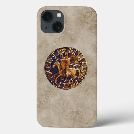 Medieval zegel van de Templar van de Knachten Case-Mate iPhone Case (Achterkant)