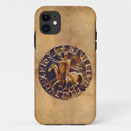 Medieval zegel van de Templar van de Knachten Case-Mate iPhone Case (Achterkant)