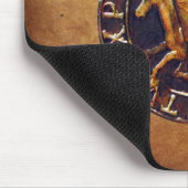 Medieval zegel van de Templar van de Knachten Muismat (Hoek)