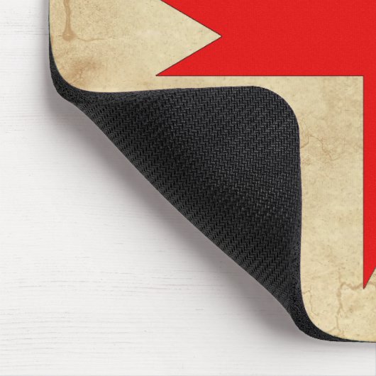 Medieval zegel van de Templar van de Knachten Muismat (Hoek)