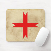 Medieval zegel van de Templar van de Knachten Muismat (Met muis)