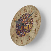 Medieval zegel van de Templar van de Knachten Ronde Klok (Hoek)