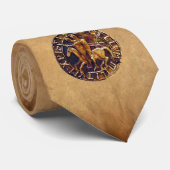 Medieval zegel van de Templar van de Knachten Stropdas (Opgerold)