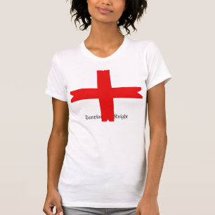 Medieval zegel van de Templar van de Knachten T-shirt