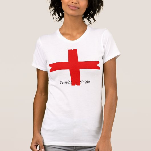 Medieval zegel van de Templar van de Knachten T-shirt (Voorkant)