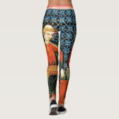 Medievale illustraties van de spelers van Hurdy Gu Leggings (Achterkant)