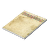 Medievel Floral Banner Notitieblok (Linkerzijde)